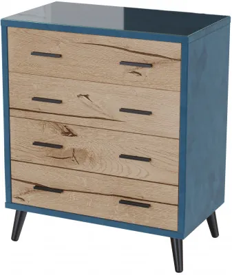 Комод интерьерный Ланс атлантида/мдф дуб канадский