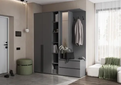 Норд Прихожая, композиция №3, Графит/Графит