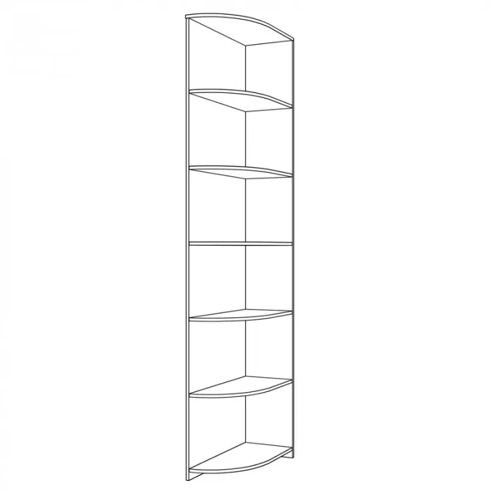 Стеллаж угловой Парма Нео