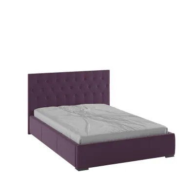 Октавия Кровать интерьерная 140 винный ромб, ортопед