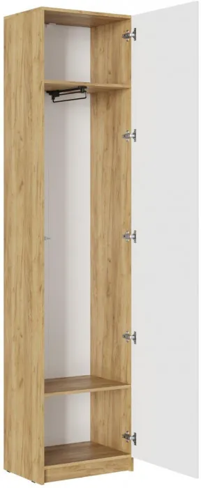 Модульная прихожая Роджинамиф, композиция 3 (Графит, Дуб Крафт Золотой)