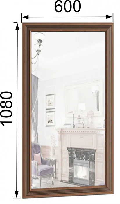 Ливорно Зеркало ЛЗ-30 орех донской