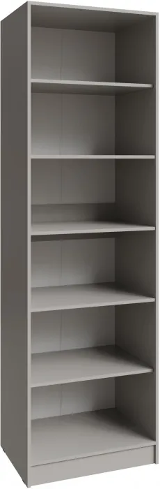 Шкаф Мадрид (0,7) с полками без зеркала, Кашемир