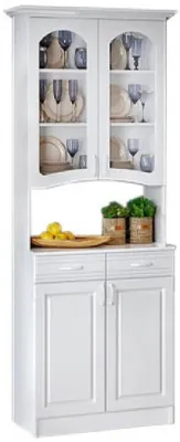 Буфет Констанция двухстворчатый (Белый матовый)