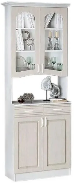 Буфет Констанция двухстворчатый (Белый матовый)