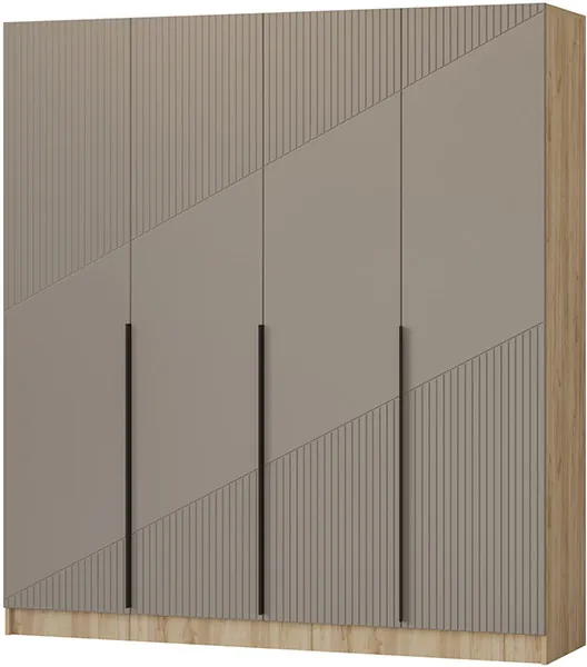 Шкаф Авис 2,0, Крафт золотой/Крема