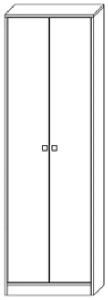 Набор мебели для прихожей "Марк" - Бетон пайн светлый/Бетон пайн темный