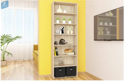 Стеллаж №5 (Дуб сонома светлый)