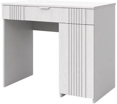 Стол туалетный "Харди" - Белый текстурный/Ясень белый