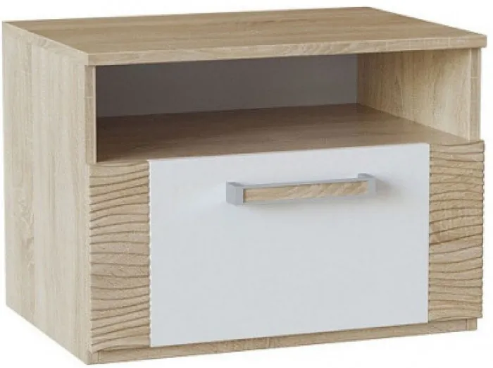 Элегия Тумба ТП-101, сонома/белый глянец, склад