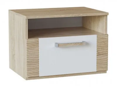 Элегия Тумба ТП-101, сонома/белый глянец, склад