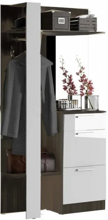 Мартина Вешалка комбинированная (Крафт / Графит)