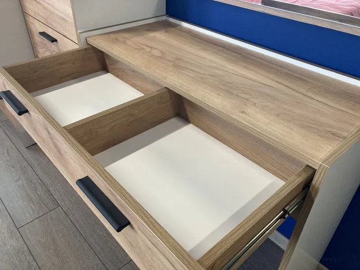 Спальня Оттавия 2 Белый/Дуб золотой