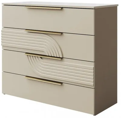 Комод четырехъящечный "Монтиз" - Персидский жемчуг/Шаде песочный