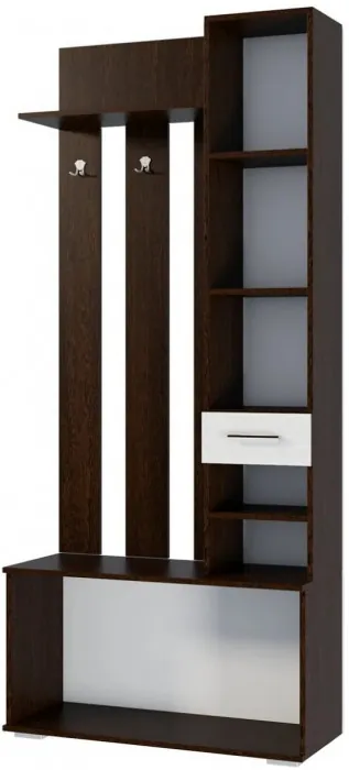 Ника Вешалка с зеркалом, вз910, венге/лоредо