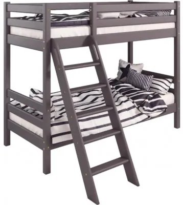 Двухъярусная кровать Соня с наклонной лестницей (вариант 10), лаванда