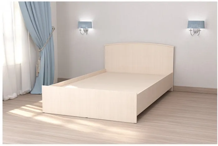 Кровать арт.032, низкий щиток, 140 (Венге)