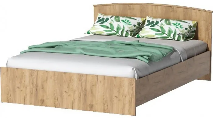 Кровать арт.032, низкий щиток, 140 (Венге)