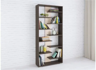 Стеллаж Ромео-3 венге/дуб молочный