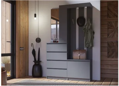 Челси Прихожая (Графит, Графит)