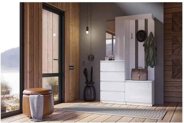 Челси Прихожая (Графит, Графит)