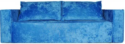 Диван-кровать Лофт Люкс Плюш, еврокнижка, 140х195, синий
