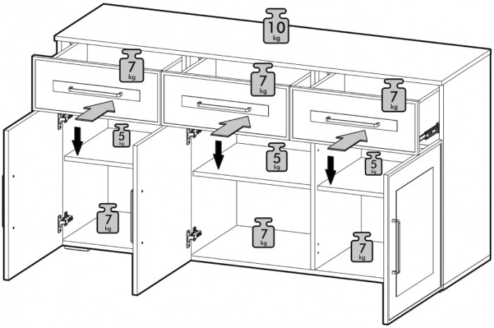Гостиная Антеро. Комплектация 2