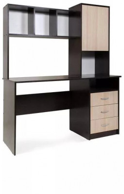 Стол компьютерный СК-9 венге/ясень шимо светлый