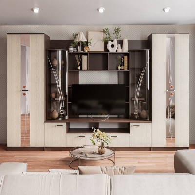 Стенка в гостиную Венеция, венге