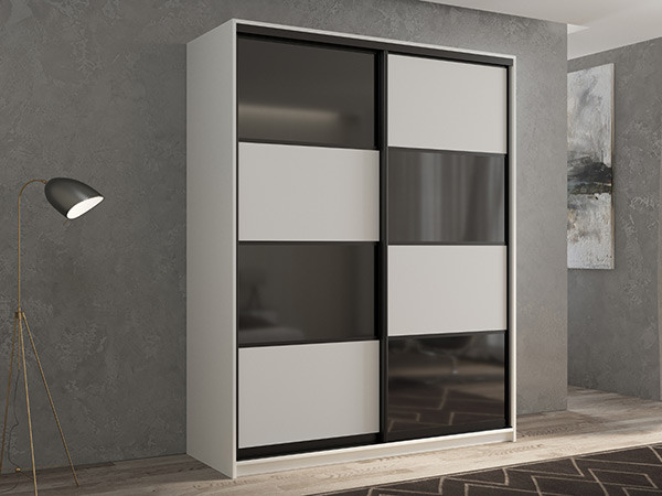 Шкаф-купе Кааппи 13 Белый Бриллиант 120х45х230 см