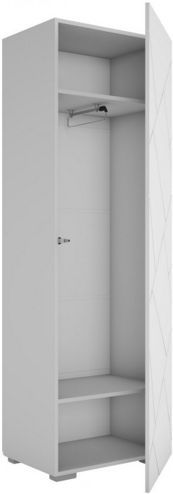 Модульная гостиная Гранж, композиция 2 (Белый (Шагрень)/Крафт золотой / Белый софт)