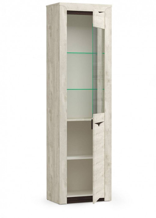 33.14-01 Лючия шкаф-пенал бетон/венге