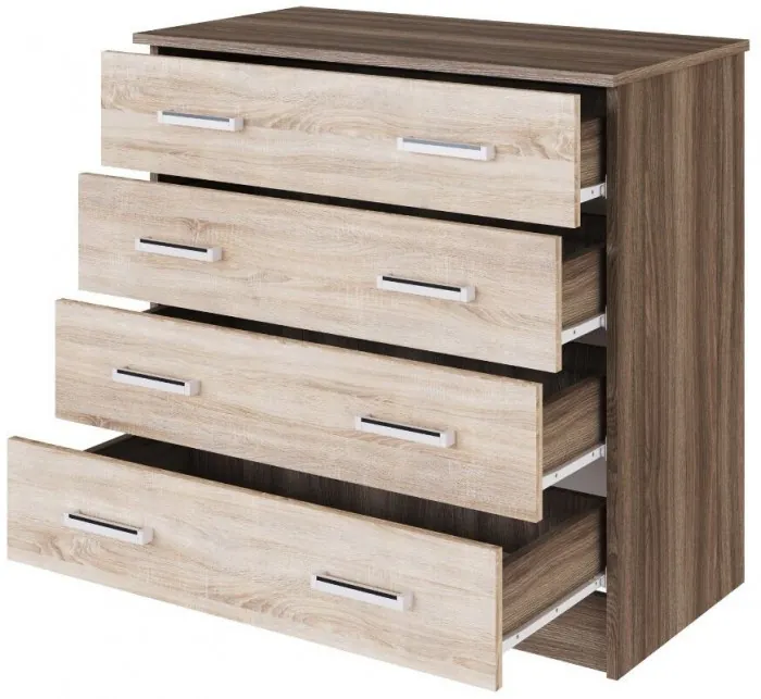 Комод Катрин-3 ясень шимо/дуб сонома
