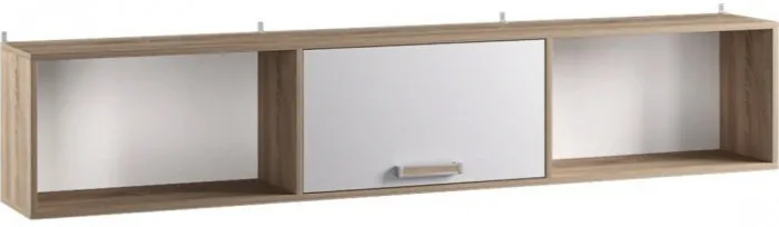 Модульная детская спальня Бланка, набор 3, Дуб сонома/Белый с фотопечатью