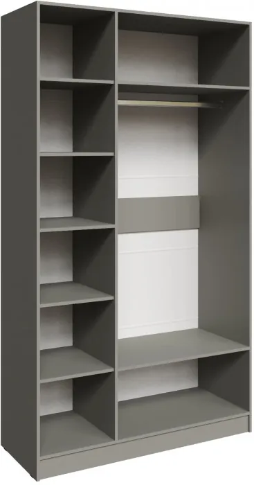 Шкаф Мадрид (1,2) с зеркалом, Мокко