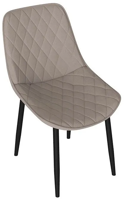 Оскар Стул (Черный муар/Велюр L003 бежевый)