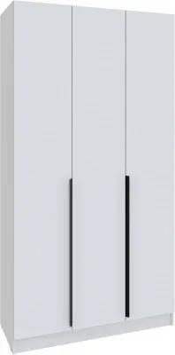 Шкаф Мадрид (1,2) с 3 ящ. внутри без зеркала, Белый