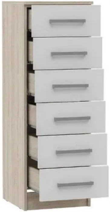 Мартина Комод 400 (Венге / Белый)