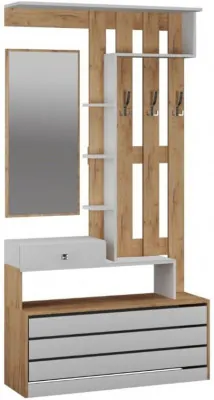 Ямайка Центральная секция ЯПЦС-1 дуб крафт золотой/белый