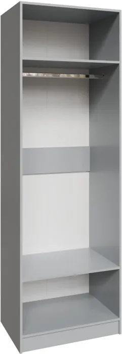 Шкаф Мадрид (0,75) без зеркала, Камень серый