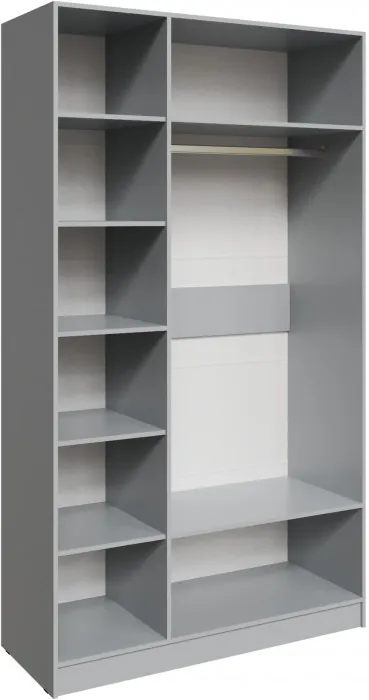 Шкаф Мадрид (1,3) без зеркала, Камень серый