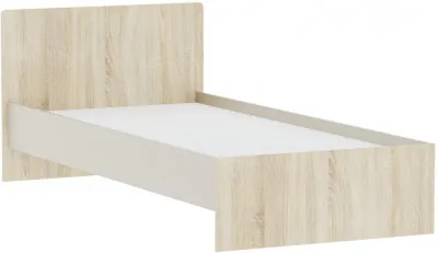 Кровать 0,9 с настилом ЛДСП, Дуб сонома/Кашемир