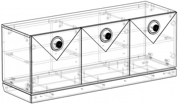 Гостиная "Капри" (комплект 3)