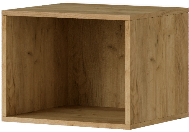 Модульная прихожая Милан, набор 1, Крафт золотой/Кашемир