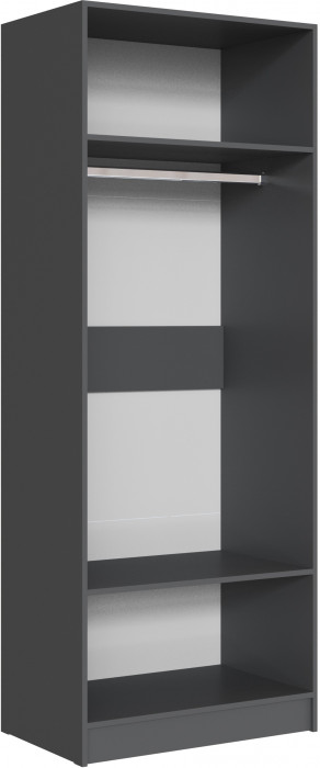 Шкаф Вегас 800, Графит серый/Камень серый