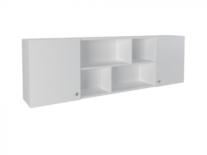 Полка надкроватная Белый/Белый