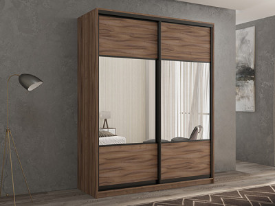 Шкаф-купе Кааппи 6 Орех Тьеполло 120х45х230 см