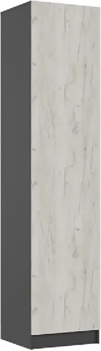 Пенал (Белый глянец, Дуб Крафт Золотой)