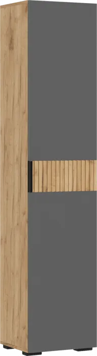 Пенал 400, Крафт белый/Графит