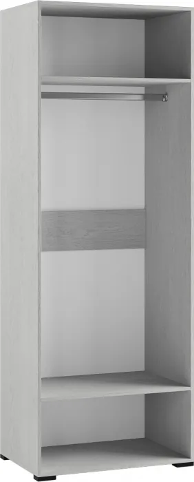 Модена Шкаф 2-х створчатый с зеркалом МШ-22, Ясень анкор светлый